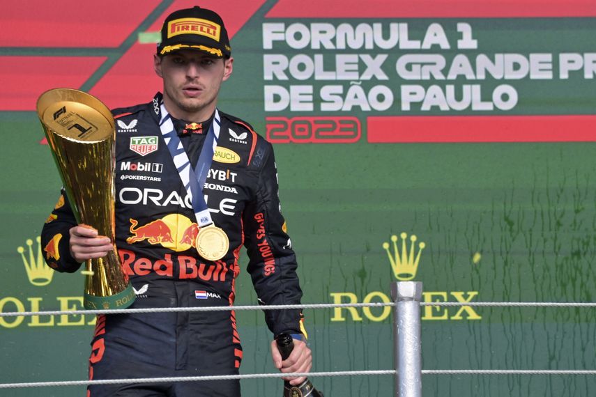 Max Verstappen amplia su dominio en F1 con triunfo en Brasil