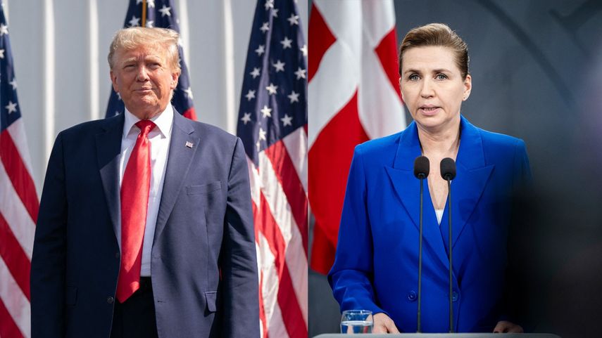 Trump tuvo acalorada conversación con primera ministra danesa sobre Groenlandia