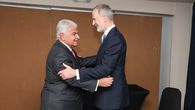 El presidente de Panamá, José Raúl Mulino, sostuvo este viernes una reunión bilateral con Felipe VI en la ciudad de San José, donde ambos abordaron temas relacionados con cooperación internacional, comercio, inversiones, seguridad, energía y geopolítica. El presidente de Panamá, José Raúl Mulino, sostuvo este viernes una reunión bilateral con Felipe VI en la ciudad de San José, donde ambos abordaron temas relacionados con cooperación internacional, comercio, inversiones, seguridad, energía y geopolítica.