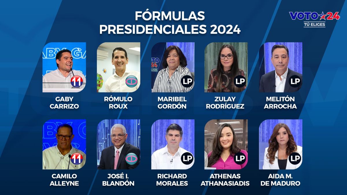 Elecciones 2024 Conoce los candidatos a la vicepresidencia