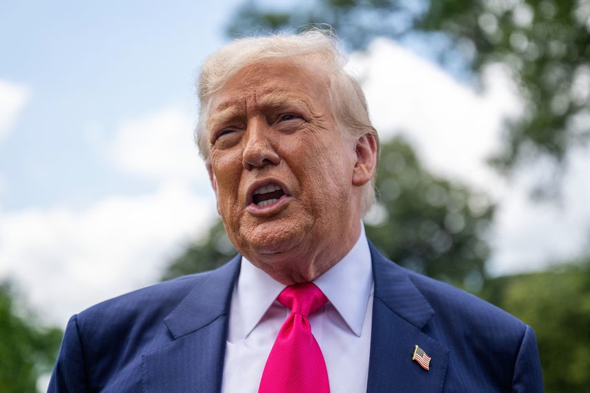 Trump: Hay un 50% de posibilidades, o menos de lograr pacto comercial con UE
