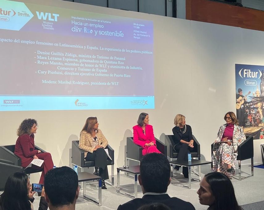 La Autoridad de Turismo de Panamá (ATP) cuenta con una delegación en la Feria Internacional de Turismo 2024, encabezada por la ministra de Turismo, Denise Guillén Zúñiga. La Autoridad de Turismo de Panamá (ATP) cuenta con una delegación en la Feria Internacional de Turismo 2024, encabezada por la ministra de Turismo, Denise Guillén Zúñiga.