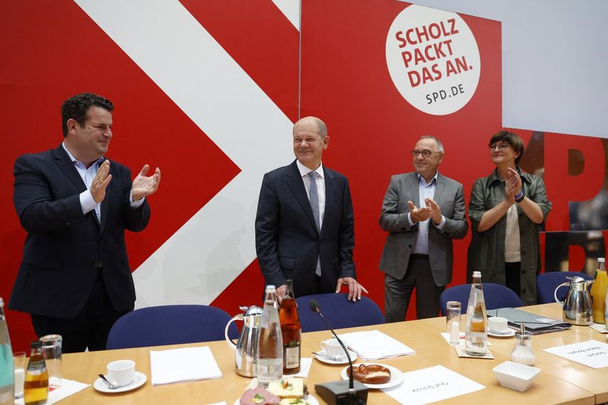 El canciller alemán Olaf Scholz se dijo