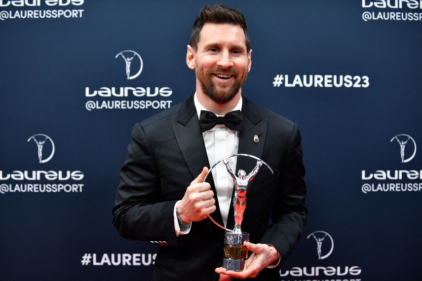 Messi y la selección argentina triunfan en Premios Laureus