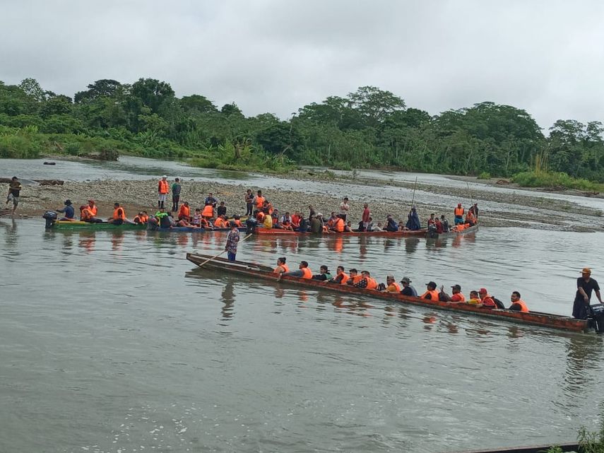 Defensoría del Pueblo monitorea a migrantes en Darién