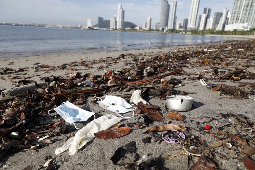 Panamá: Mascarillas perjudican a la fauna marina
