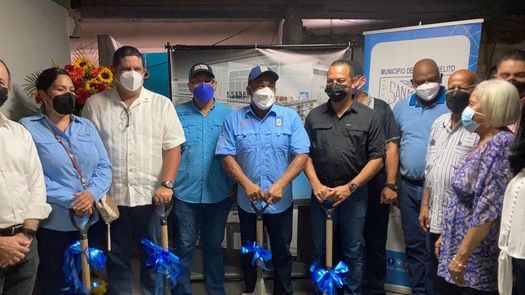 Acto de primera palada para construcción del centro de videovigilancia de San Miguelito. Foto: @musamicontigo