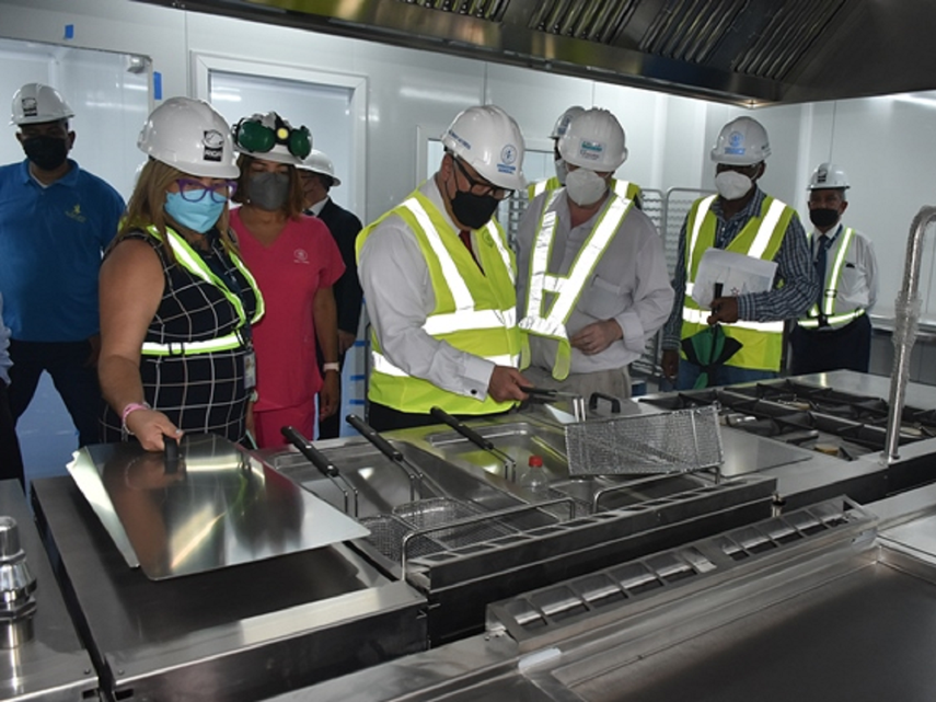 Ciudad de la Salud: La cocina cuenta con buena capacidad