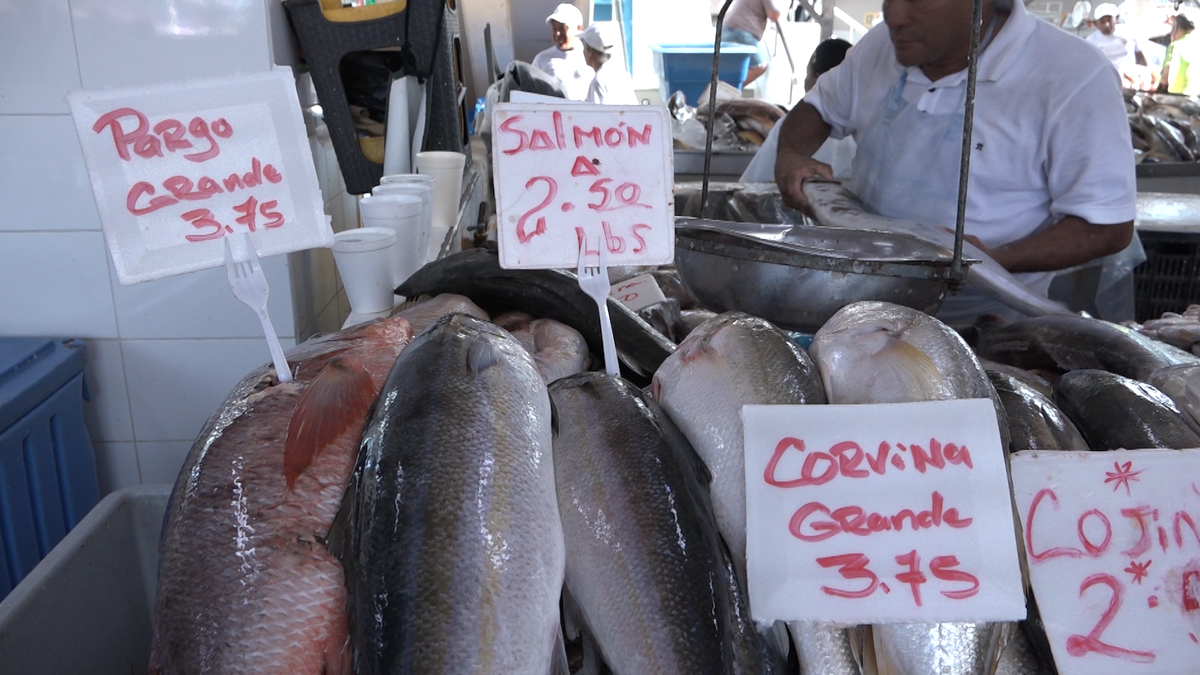 Precios en Mercado de Mariscos en Cuaresma. Precios en Mercado de Mariscos en Cuaresma.