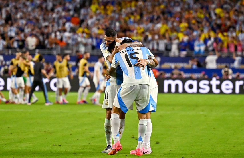 Argentina bicampeona de América al ganar 1-0 a Colombia. AFP Argentina bicampeona de América al ganar 1-0 a Colombia. AFP