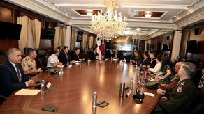 La reunión entre autoridades de Panamá y Estados Unidos se dio en el Palacio de las Garzas.