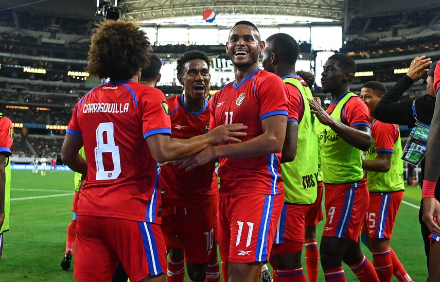Panamá clasifica a semifinales de Copa Oro tras golear 4-0 a Catar. Foto: AFP