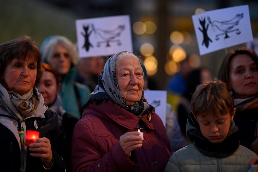 Ucrania: Un año de guerra entre lágrimas, firmeza y tanques