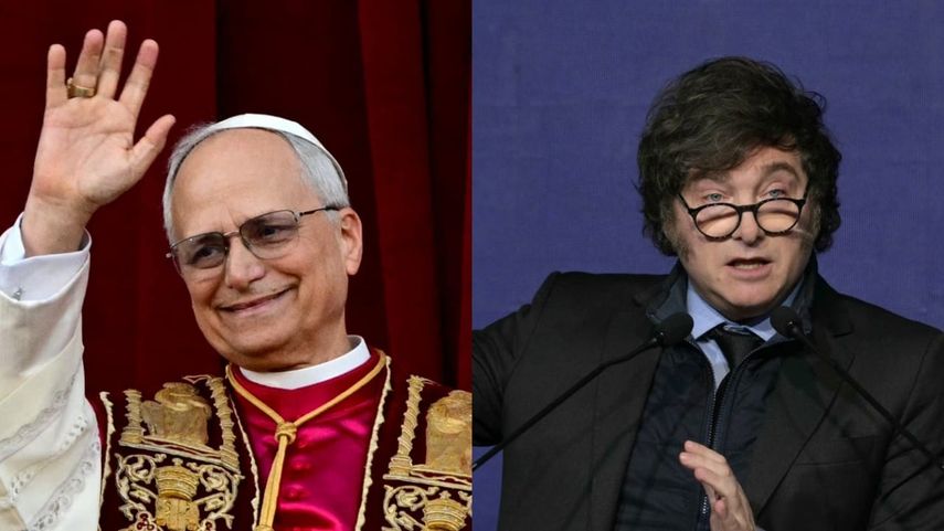 Papa León XIV recibirá a Javier Milei el próximo sábado en el Vaticano