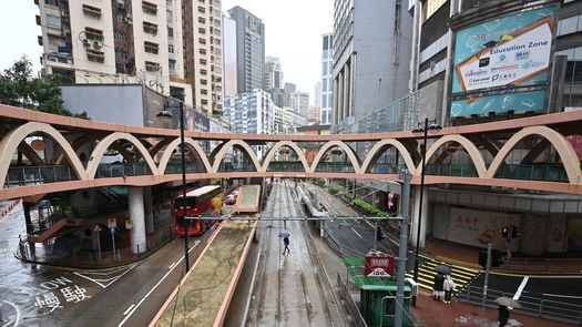 Calles vacías en China por restricciones del Covid-19