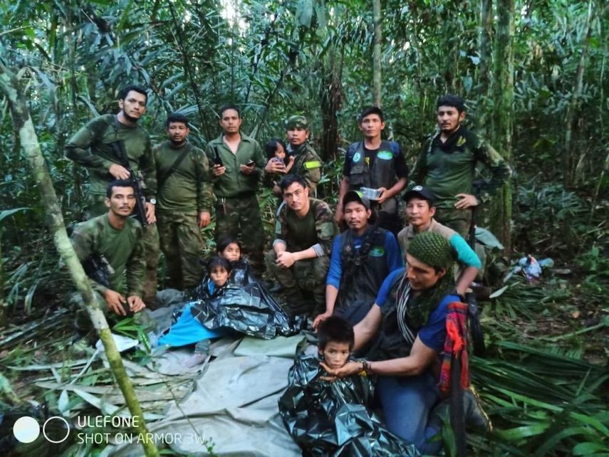 Colombia: Sanos y salvos ubican niños tras 40 días perdidos