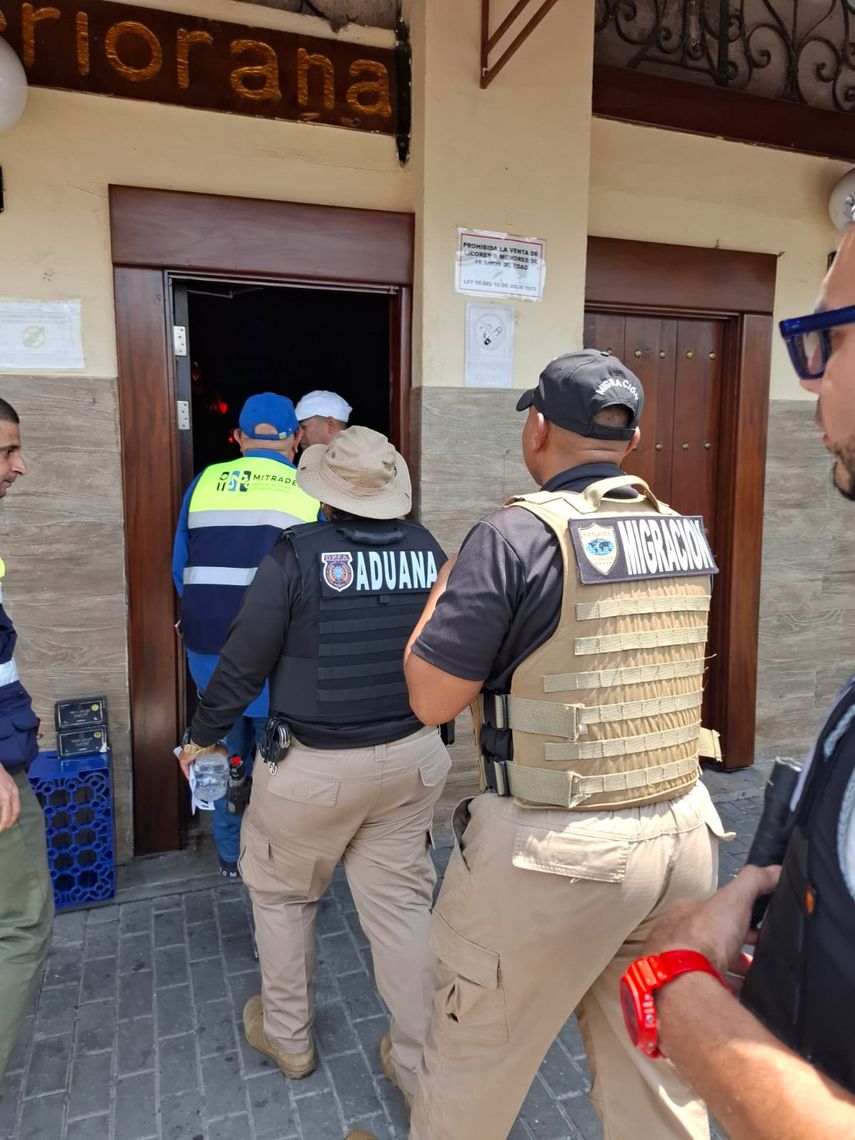 Migración realizó operativo.