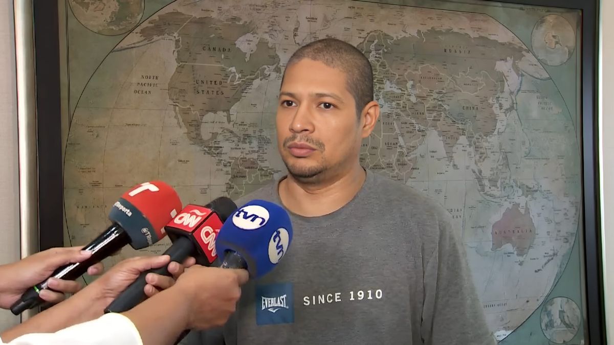 El marino Olmedo Núñez llegó a Panamá y contó su historia. El marino Olmedo Núñez llegó a Panamá y contó su historia.