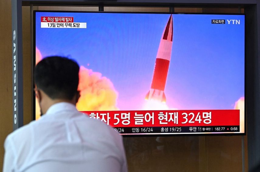 Corea del Norte disparó este jueves un misil balístico intercontinental (ICBM), aseguraron Corea del Sur y Japón, que se mostraron indignados ante el ensayo más potente de Pyongyang desde 2017.