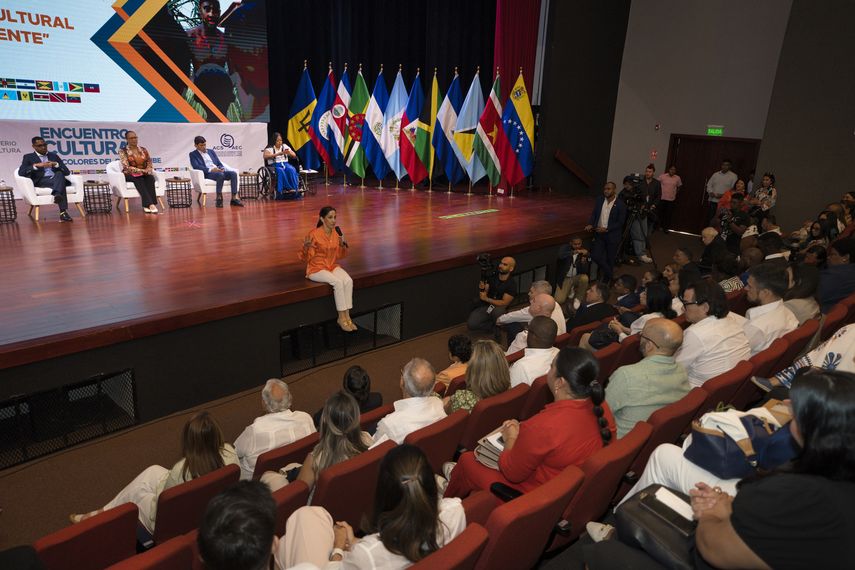 El mensaje de la ministra iba dirigido a las autoridades allí presentes de los 25 países miembros de la Asociación de Estados del Caribe (AEC)