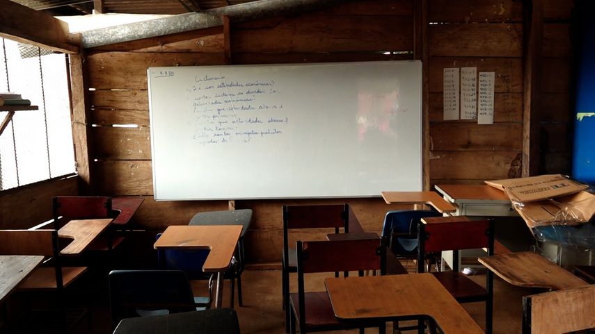 Centro educativo de Hato Corotú, ubicado en la provincia de Chiriquí, se encuentra en mal estado. Centro educativo de Hato Corotú, ubicado en la provincia de Chiriquí, se encuentra en mal estado. 