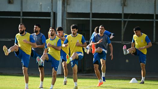 La selección de Irán se prepara para la cita mundialista de la FIFA. AFP La selección de Irán se prepara para la cita mundialista de la FIFA. AFP