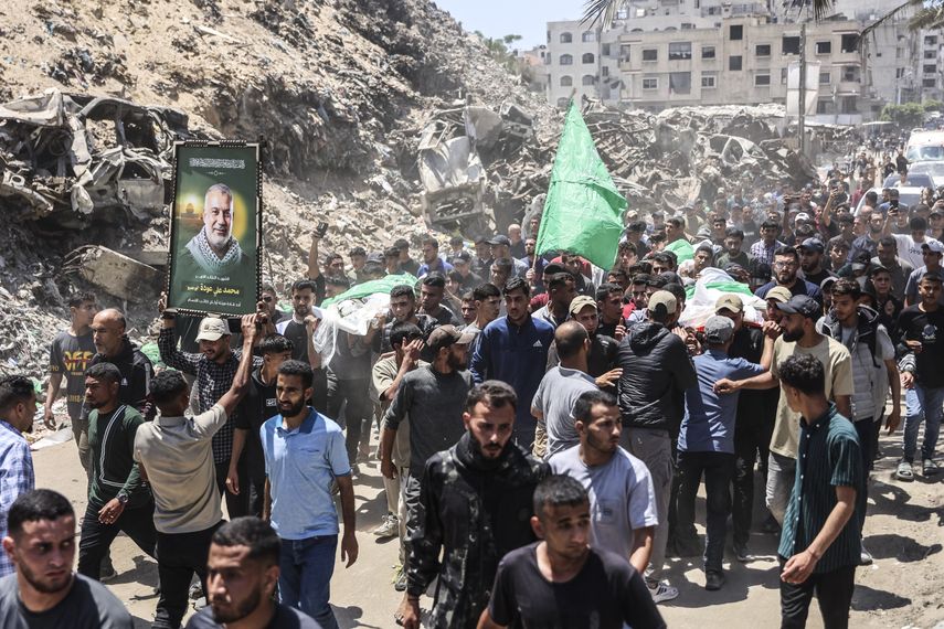 Israel anunció este miércoles haber abatido al nuevo jefe del brazo armado de Hamás en Gaza