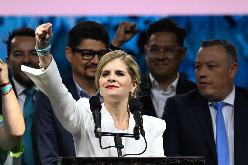 La presidenta de Costa Rica