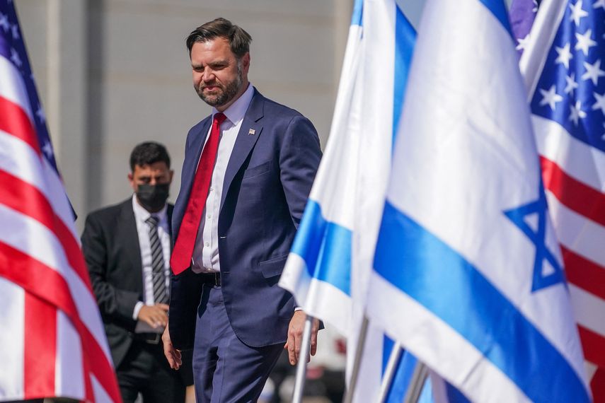 Vicepresidente de EEUU, JD Vance, visita Israel para reforzar el acuerdo sobre Gaza
