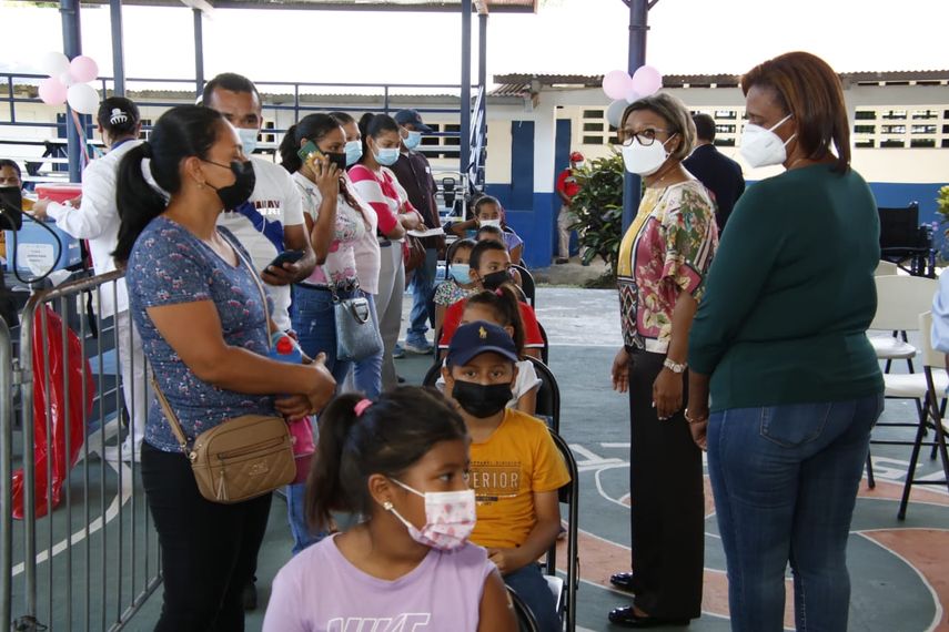Minsa inicia vacunación pediátrica en Panamá Norte