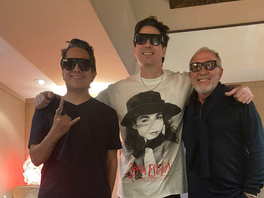 Los Rabanes se internaron en los estudios de Emilio Estefan