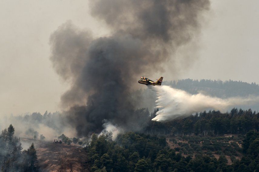 El sur de Francia es la zona más reciente de la cuenca mediterránea afectada por incendios forestales este verano.