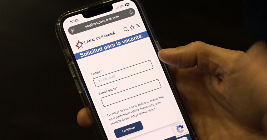 Portal del Canal de Panamá para buscadores de empleos.
