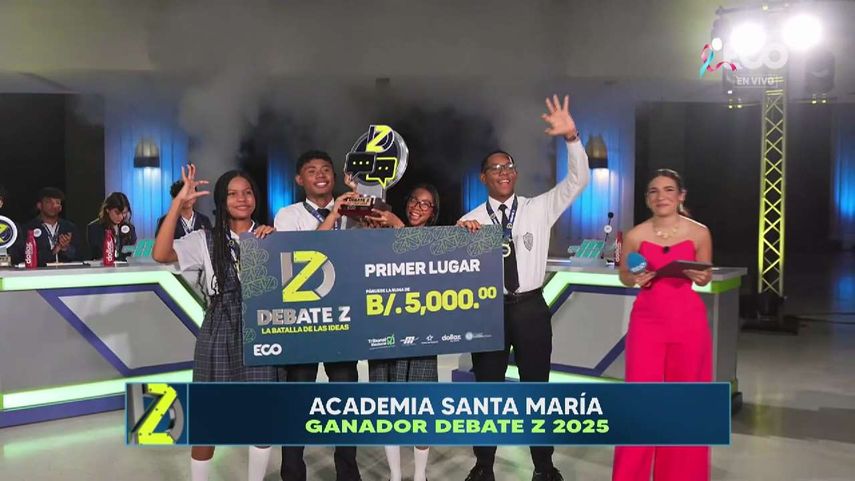 Debate Z:  La Academia Santa María de Colón se alza con el triunfo de la primera temporada