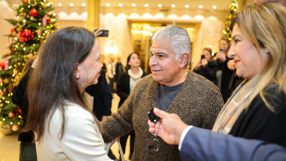 María Corina Machado agradece a Mulino por su apoyo en encuentro en Oslo María Corina Machado agradece a Mulino por su apoyo en encuentro en Oslo