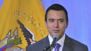 Daniel Noboa, presidente de Ecuador. AFP