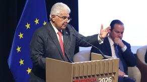 Mulino ofreció un discurso en la cermeonia de firma del acuerdo entre la UE y el Mercosur.