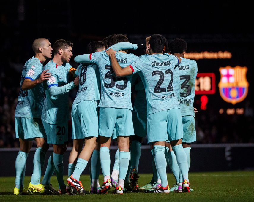 Barcelona tuvo que remontar para lograr su boleto a la siguiente ronda del torneo copero. Foto: Cortesía/FC Barcelona