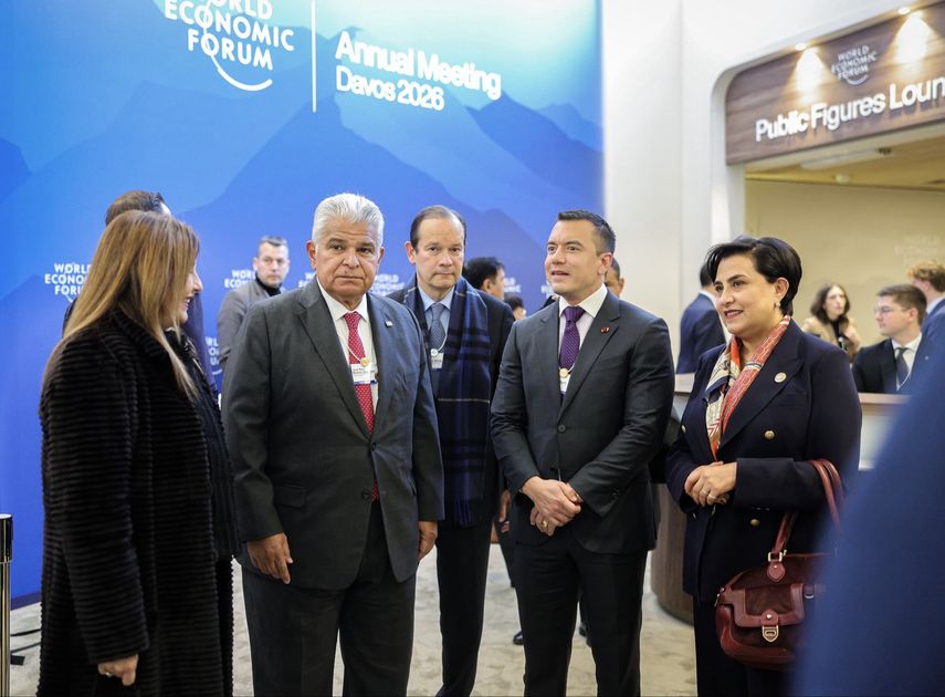 El presidente de la República de Panamá, José Raúl Mulino, participó este miércoles en la conferencia del presidente de Estados Unidos, Donald Trump, en el Foro Económico Mundial en Davos, Suiza.