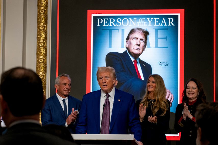 Revista Time nombra a Donald Trump persona del año por segunda vez