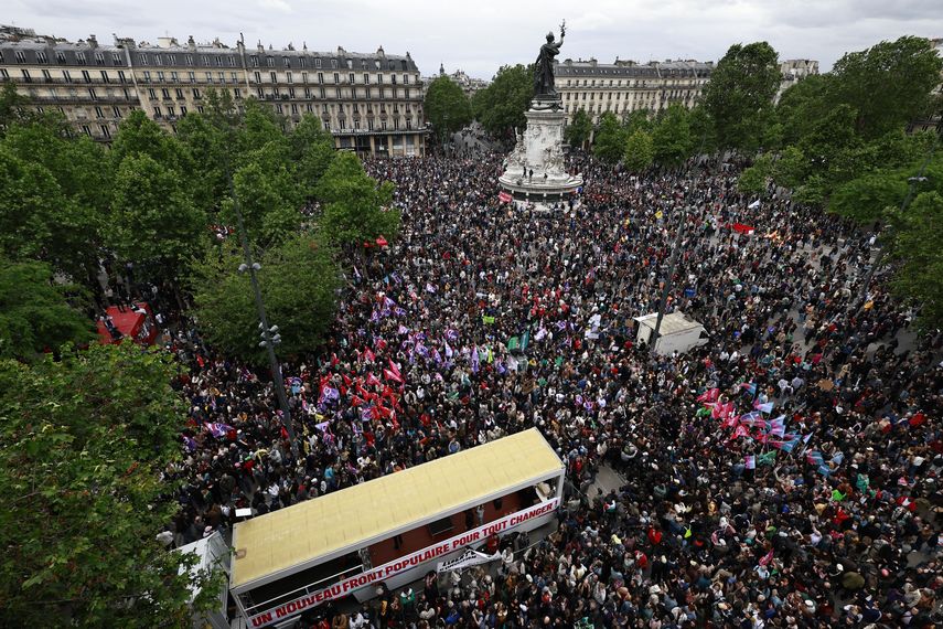 Francia: Miles de manifestantes se unieron en contra de la extrema derecha