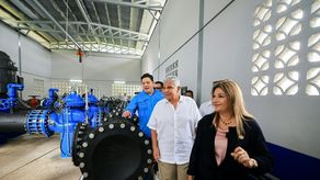 Mulino inaugura anillo hidráulico de Panamá Norte