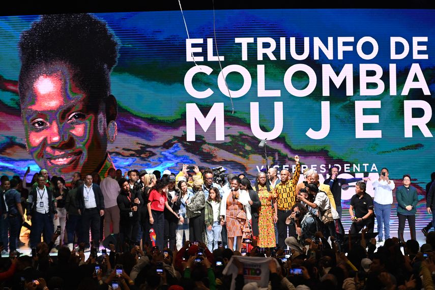 Francia Márquez, primera vicepresidenta afro de Colombia