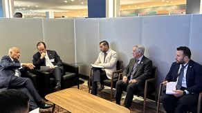 Canciller de Panamá sostiene Bilateral con Secretario General de la Liga Árabe.