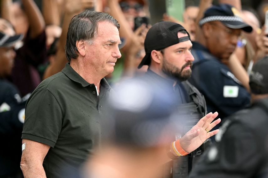 El expresidente brasileño Jair Bolsonaro