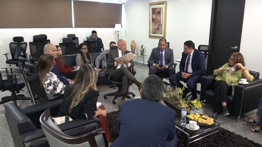 Gremios periodísticos se reunieron con el diputado Cedeño porponente del derecho a réplica.