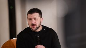 Volodimir Zelenski, presidente de Ucrania. AFP