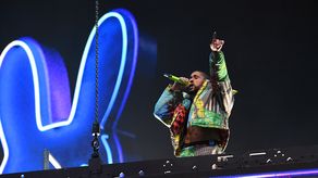 Bad Bunny en Festival de Coachella en EE.UU. Foto: AFP