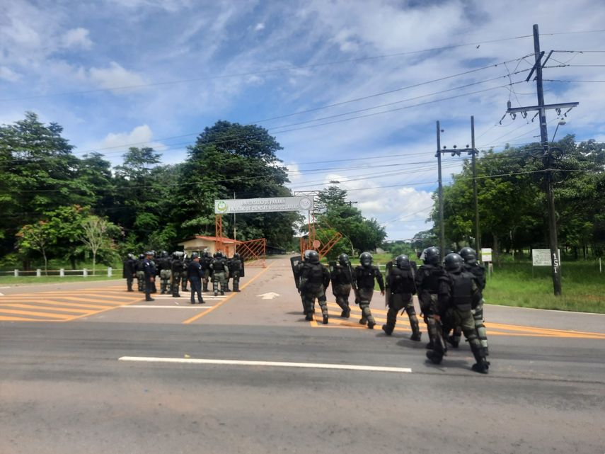 Hoy nuevamente se protagonizaron enfrentamientos en Chiriquí