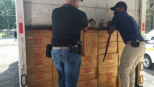 SENAFRONT decomisó cigarrillos de presunto contrabando en frontera con Costa Rica